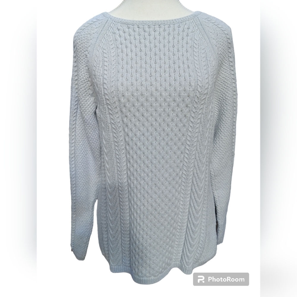 Orvis light blue sweater. Size M